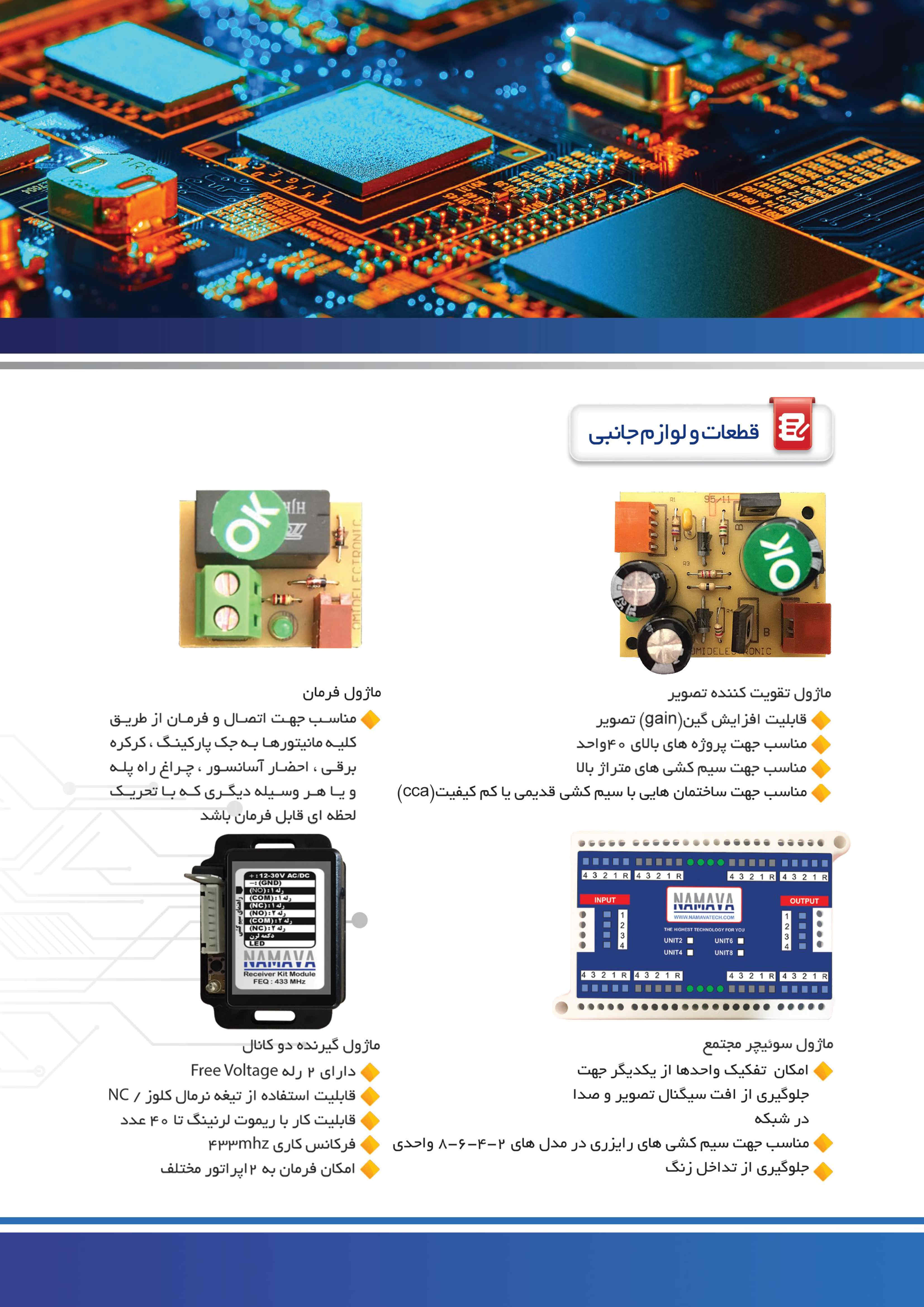 برد تقویت کننده تصویر نماوا